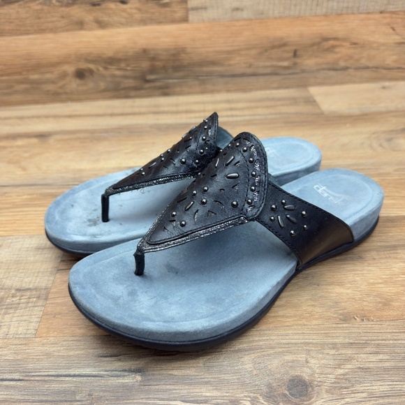 Dansko size 5.5-6 Black and Gray Studded Sandals - Picture 2 of 9